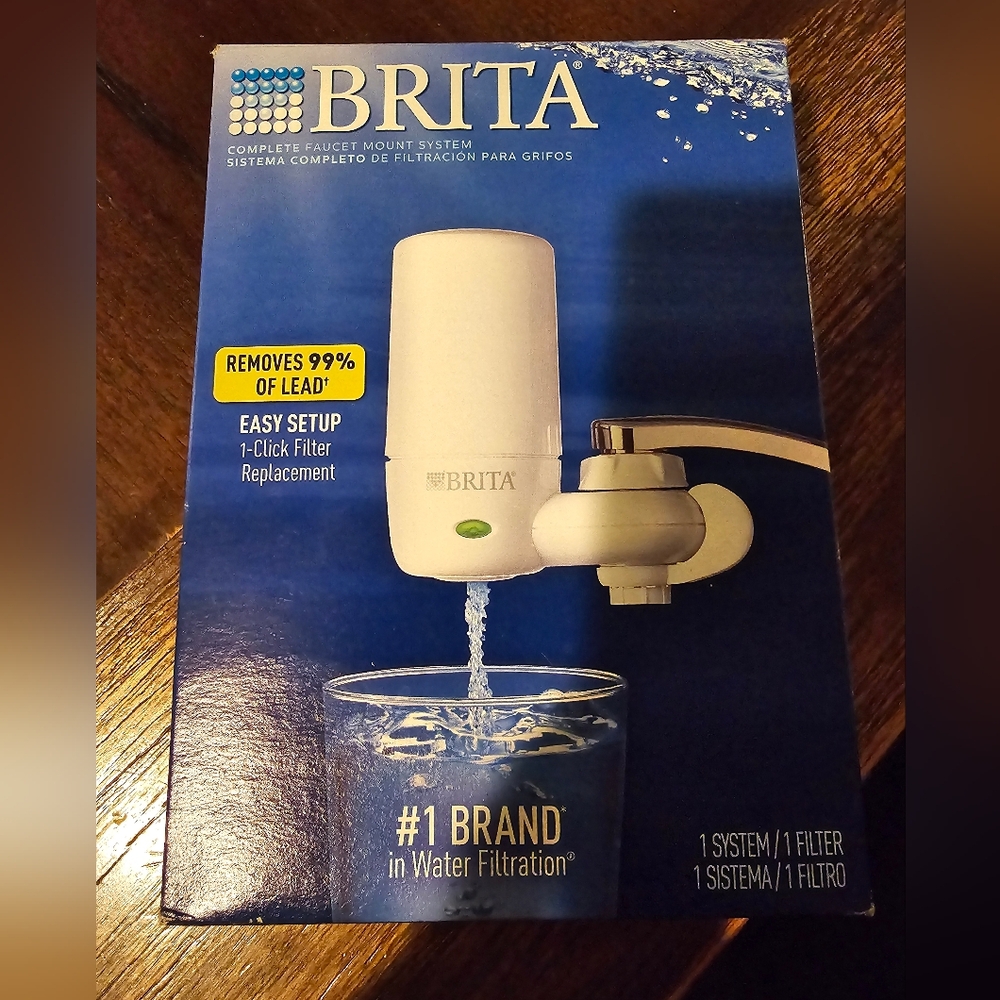 Brita complete faucet mount faucet filter brand new.